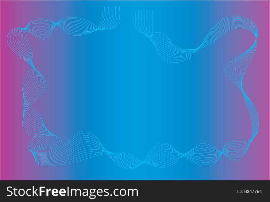 A colorful wavy background illustration