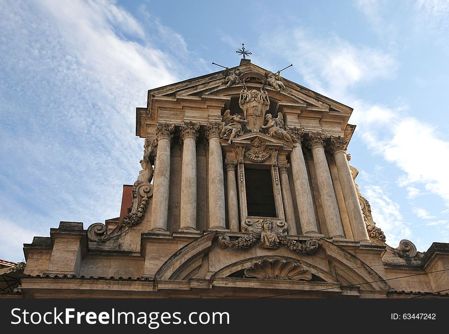 Basilica, Church, Temple Against The Sky