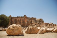 Roman Ruins Bacchus Temple Royalty Free Stock Images Roman Ruins Bacchus Temple Royalty Free Stock Images