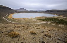 Lake In The Crater Of A Volcano Stock Images Lake In The Crater Of A Volcano Stock Images