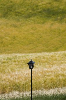 TUSCANY Countryside With Ancient Street Lamp Stock Photography TUSCANY Countryside With Ancient Street Lamp Stock Photography