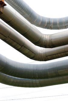 Industrial Pipelines Royalty Free Stock Photo