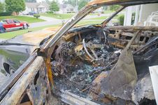 Car Fire Stock Photo Car Fire Stock Photo