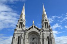 Catholic Church Against Blue Sky Royalty Free Stock Photography Catholic Church Against Blue Sky Royalty Free Stock Photography