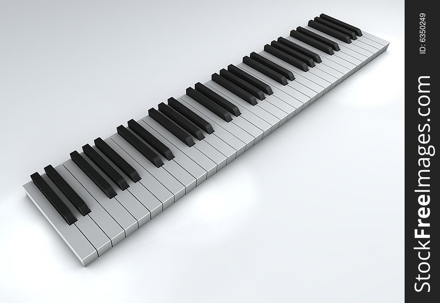 Close up of piano keys. Close up of piano keys.