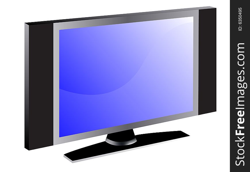 TV screen, editable vector illustration
