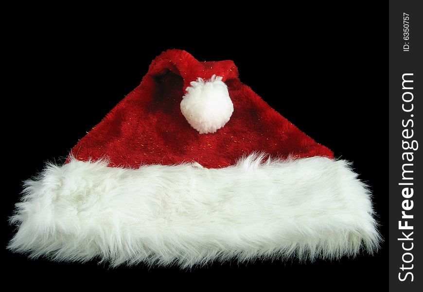 Santas hat making a traditional pyramid shape