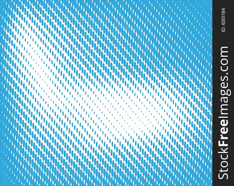 Illustration of blue abstract halftone background