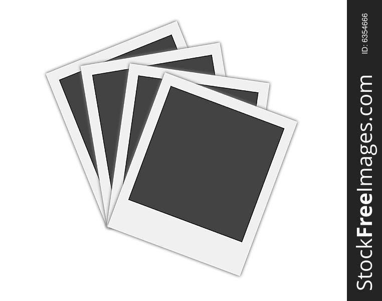 Blank Polaroid Frames