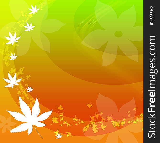 Autumn background. Element for desigin. Vector illustration. Autumn background. Element for desigin. Vector illustration.