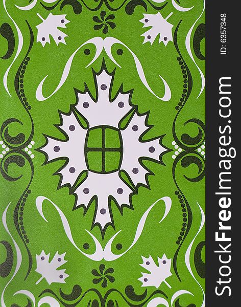 Green background of card deck. Green background of card deck