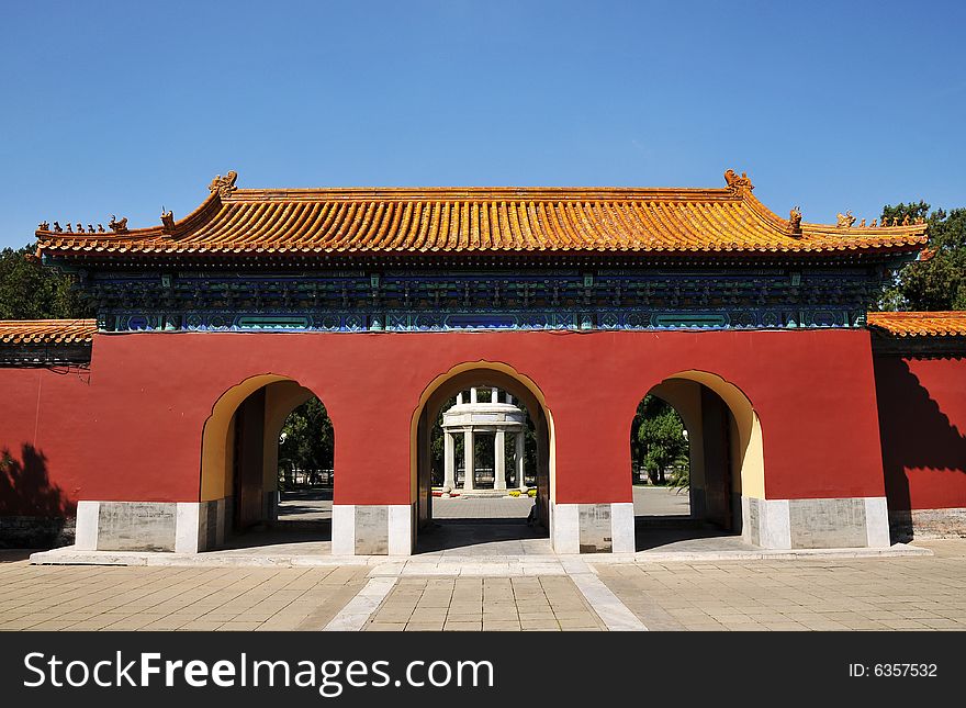 Traditional chinese building, ancient building. Traditional chinese building, ancient building