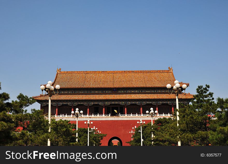 Traditional chinese building, ancient building. Traditional chinese building, ancient building