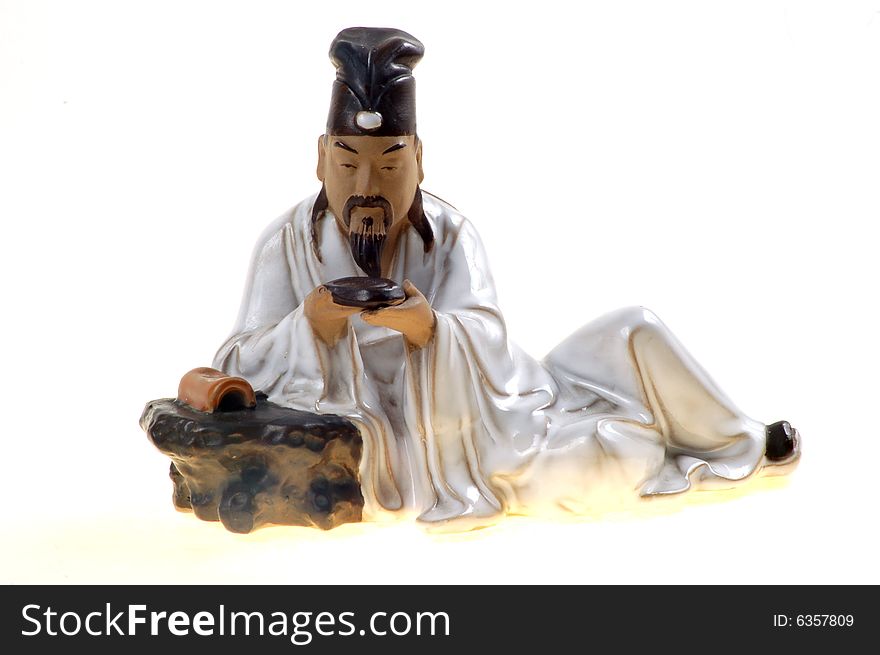 Figure of Porcelain Buddha faith