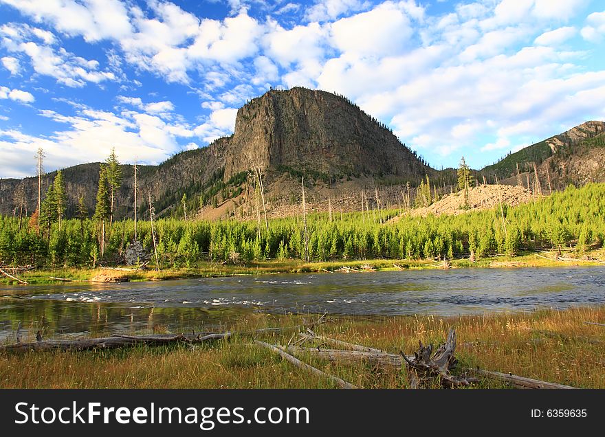 The Scenery Of Yellowstone National Park