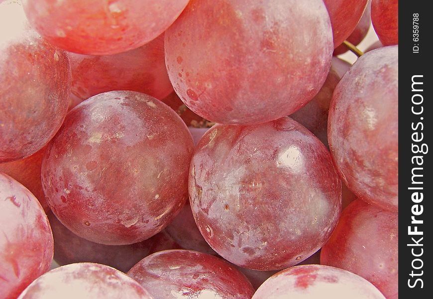 Close up of the red grape for the background.