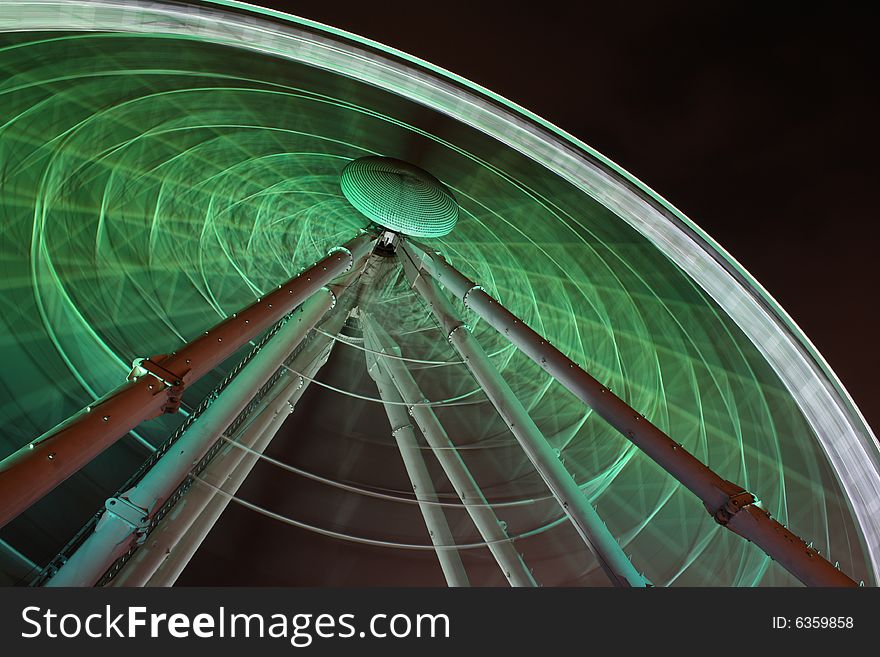 This Ferris wheel is called Eye On Malaysia.