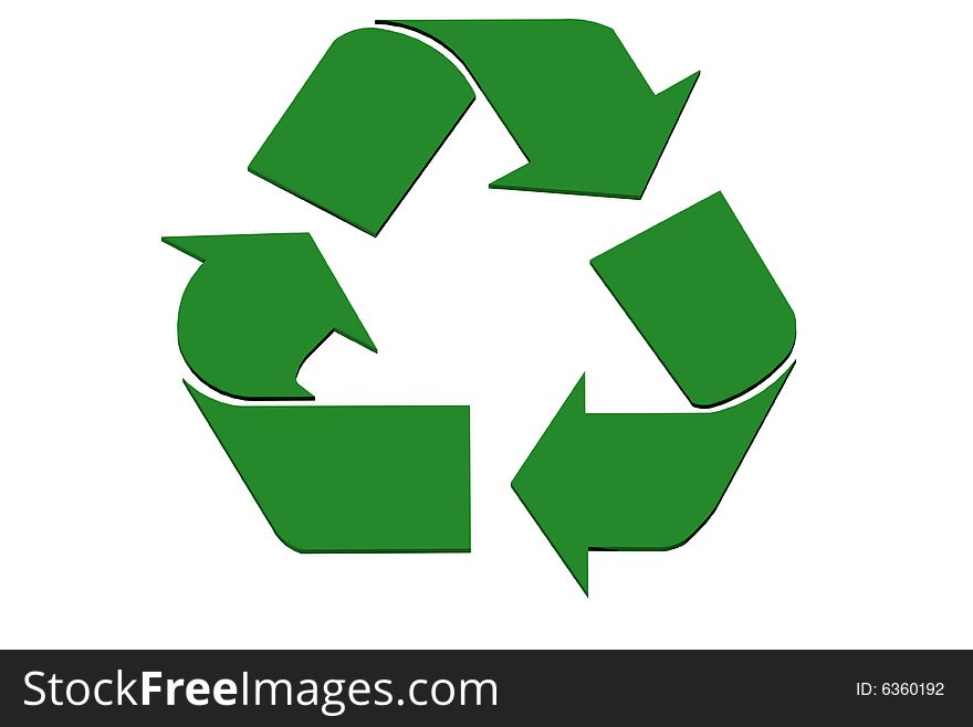 Abstract Recycle Symbol