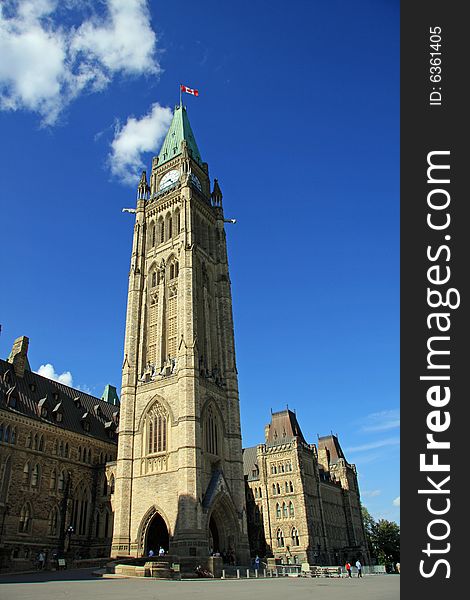 Peace Tower in Ottawa Canada