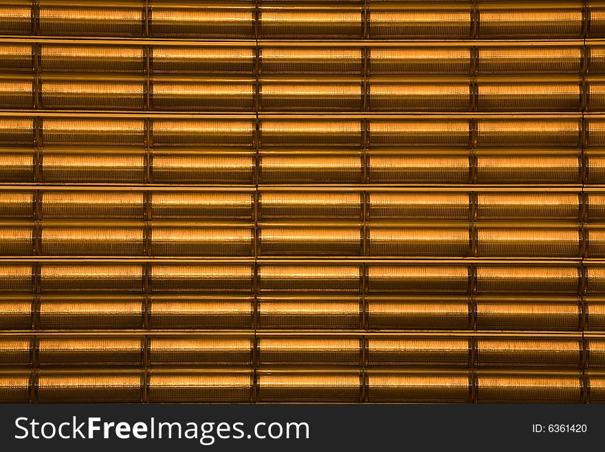 Glass wall decoration in tunnel station of Prague metro station. Glass wall decoration in tunnel station of Prague metro station.