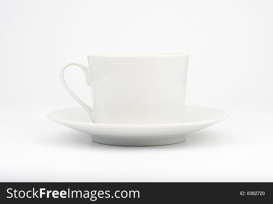 Hot cup of tea over white background. Hot cup of tea over white background