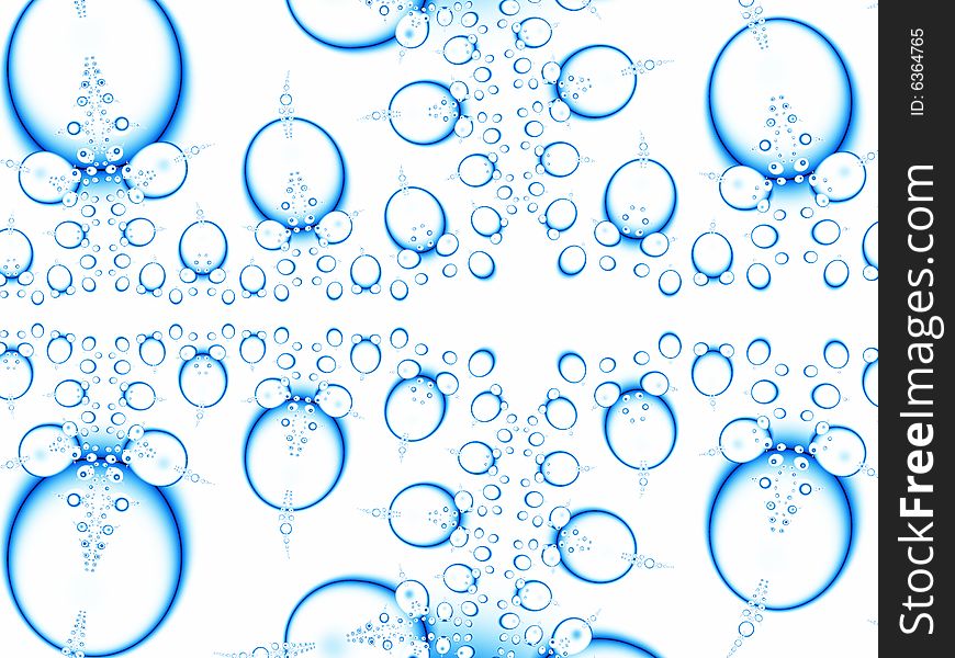 Fractal image of abstract  bubbles.