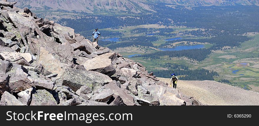 Climbing Rocky Ridge