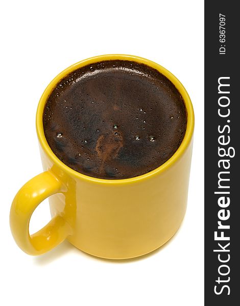 Yellow Mug From Coffee