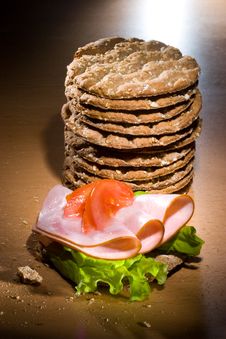 Crispbread Royalty Free Stock Photography Crispbread Royalty Free Stock Photography