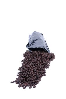 Coffee Spilled From Bag Stock Photos Coffee Spilled From Bag Stock Photos