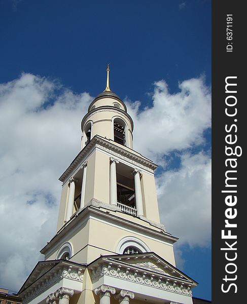 Belltower of a temple of the Big Rise at Nikitsky gate