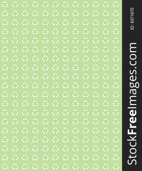 Go Green Recycle Background