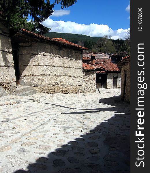 Old Stone walls from Bulgarian national revival