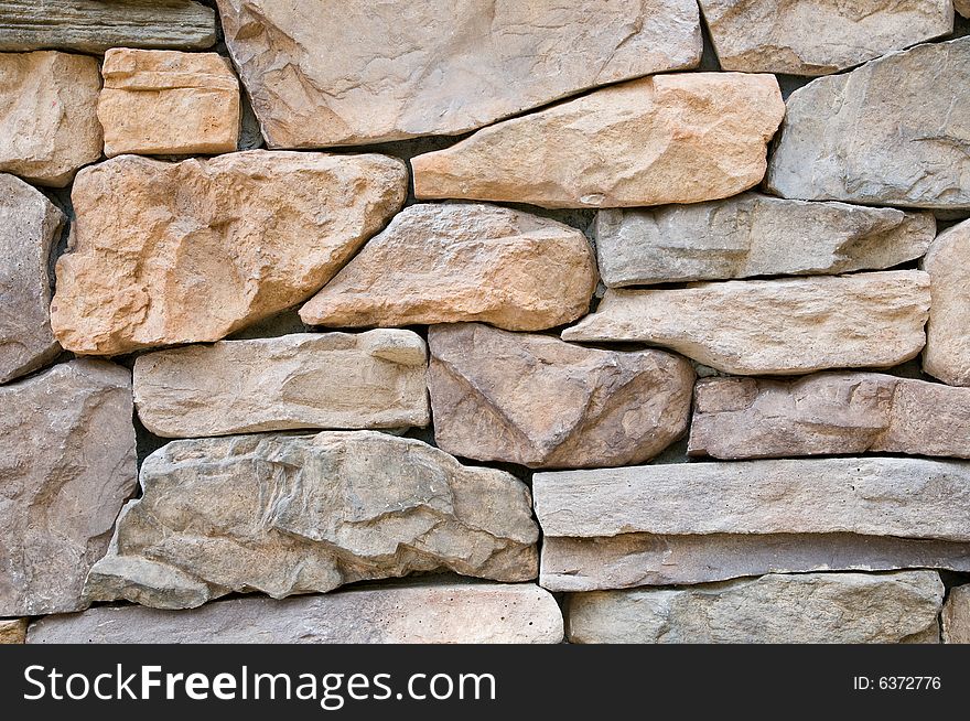 Weathered stone wall - texture; background