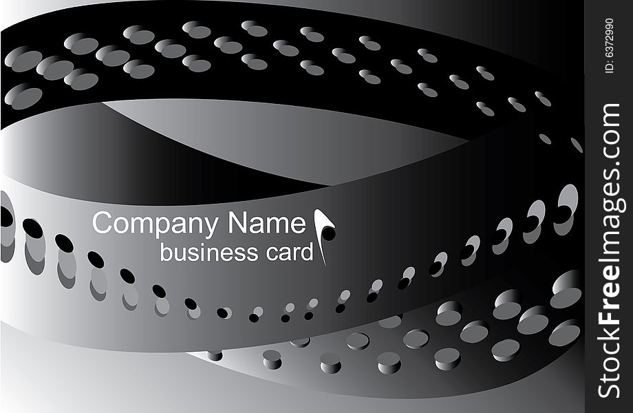 Logo element for business card