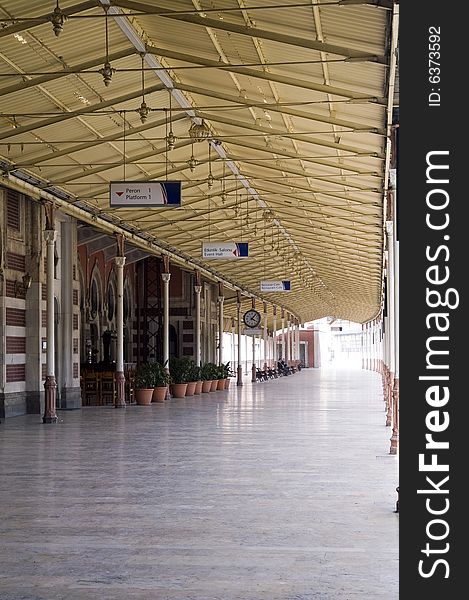 Railroad station (Sirkeci Station in Istanbul)