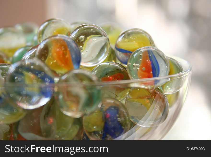 Glass of Marbles