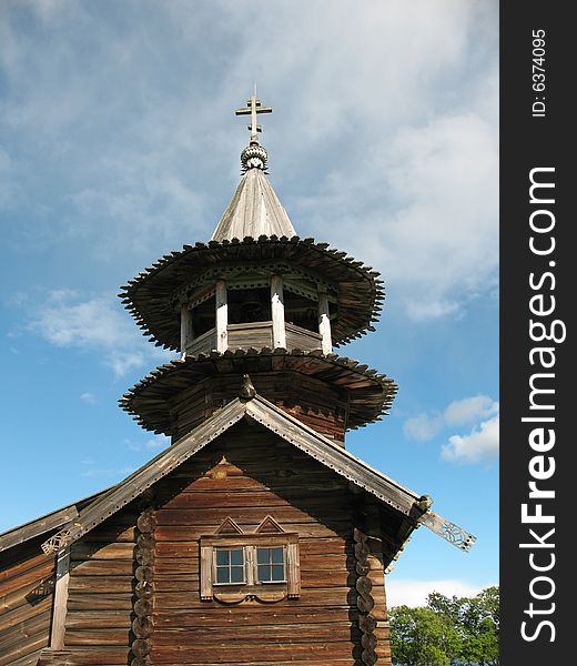 architecture art building, cathedral church, cultural history legacy, island karelia kizhi, north onega, russia