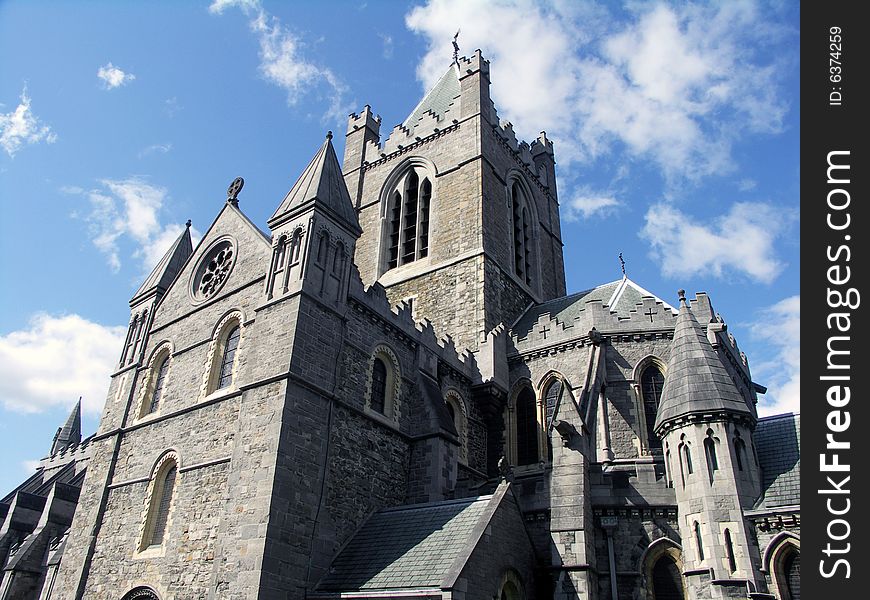 Christs church, the oldest building in Dublin, Ireland. September 2008. Christs church, the oldest building in Dublin, Ireland. September 2008.