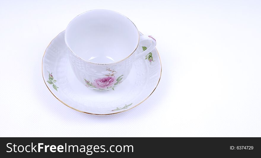 Image of cup with beautiful Chinese painting on it. Image of cup with beautiful Chinese painting on it.