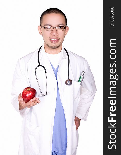 Doctor With An Apple