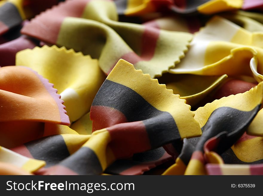 Close-up Of Colorful Pasta