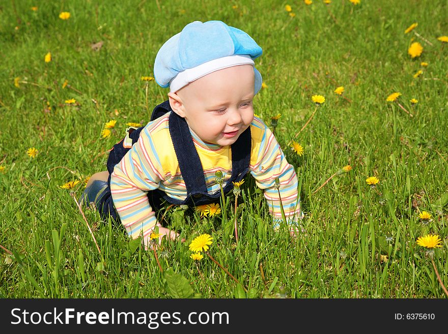 Child On Grass