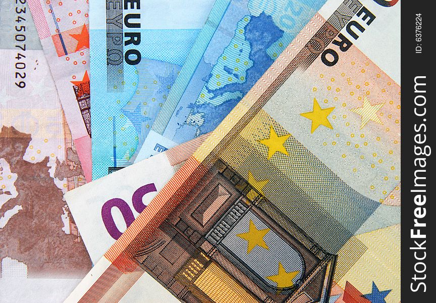 European Euro bank notes