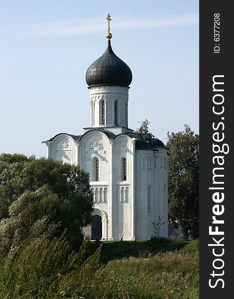 The Church of the Intercession of the Holy Virgin on the Nerl River is known for simplicity of its forms and nature landscape surrounding it. The Church of the Intercession of the Holy Virgin on the Nerl River is known for simplicity of its forms and nature landscape surrounding it.