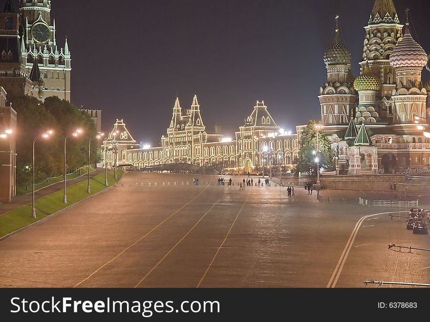 Red Square At Night