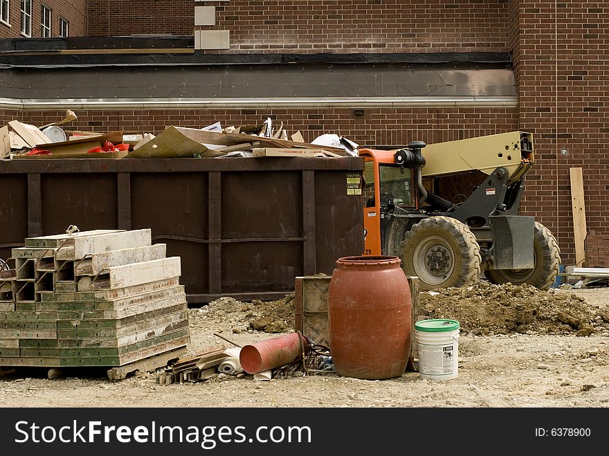 Image of construction site underway