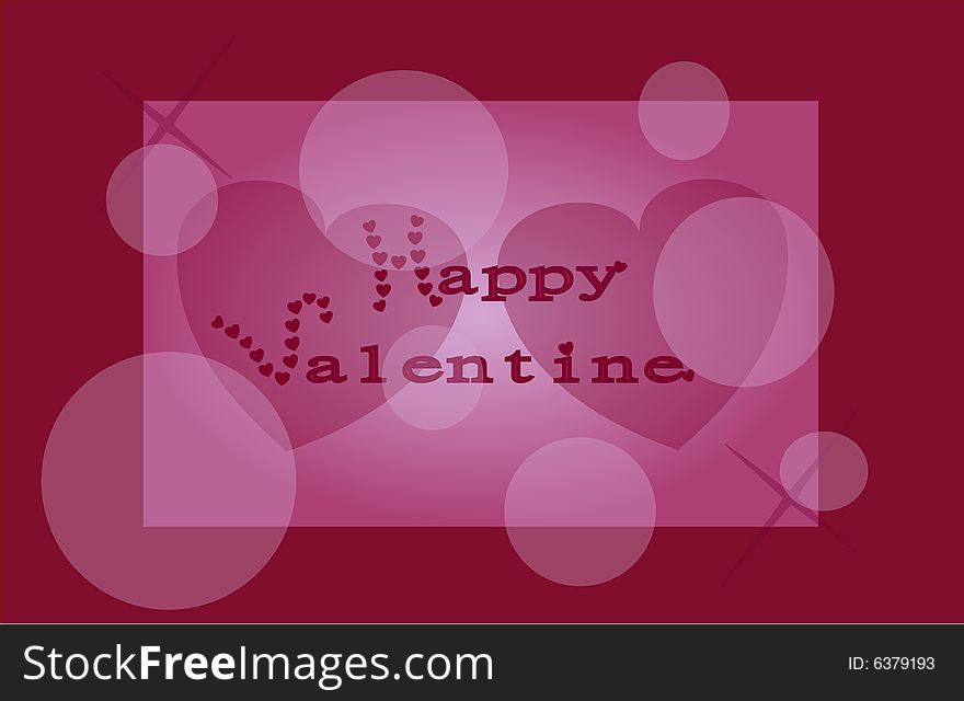 Happy Valentine card for 14th February