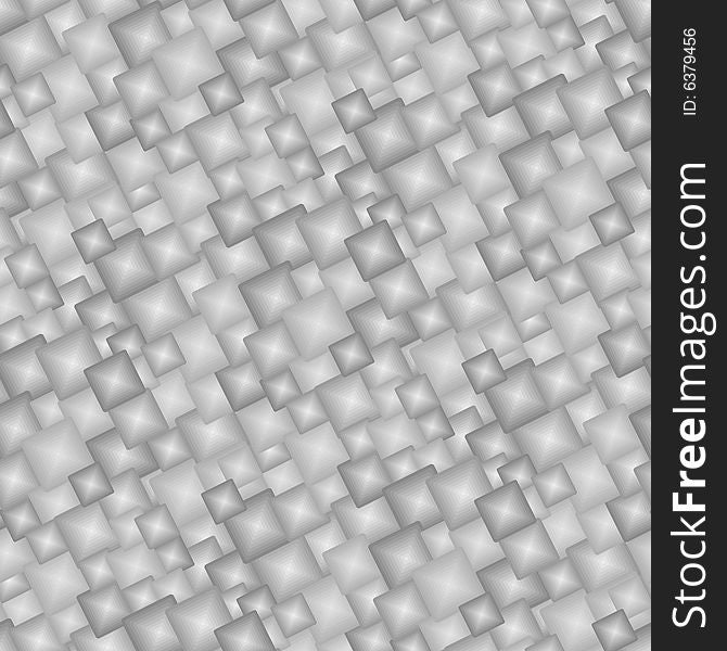 Neutral 3d tiles - seamless grey vector pattern. Neutral 3d tiles - seamless grey vector pattern
