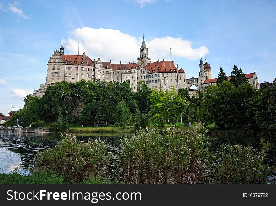 Sigmaringen Castle, a medieval fortress/castle located in the center of upper swabian town Sigmaringen. In former times home of the princes of Hohenzollern.